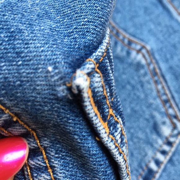 Levi’s Jean Shorts Vintage 1990s Size 3 - Picture 7 of 8